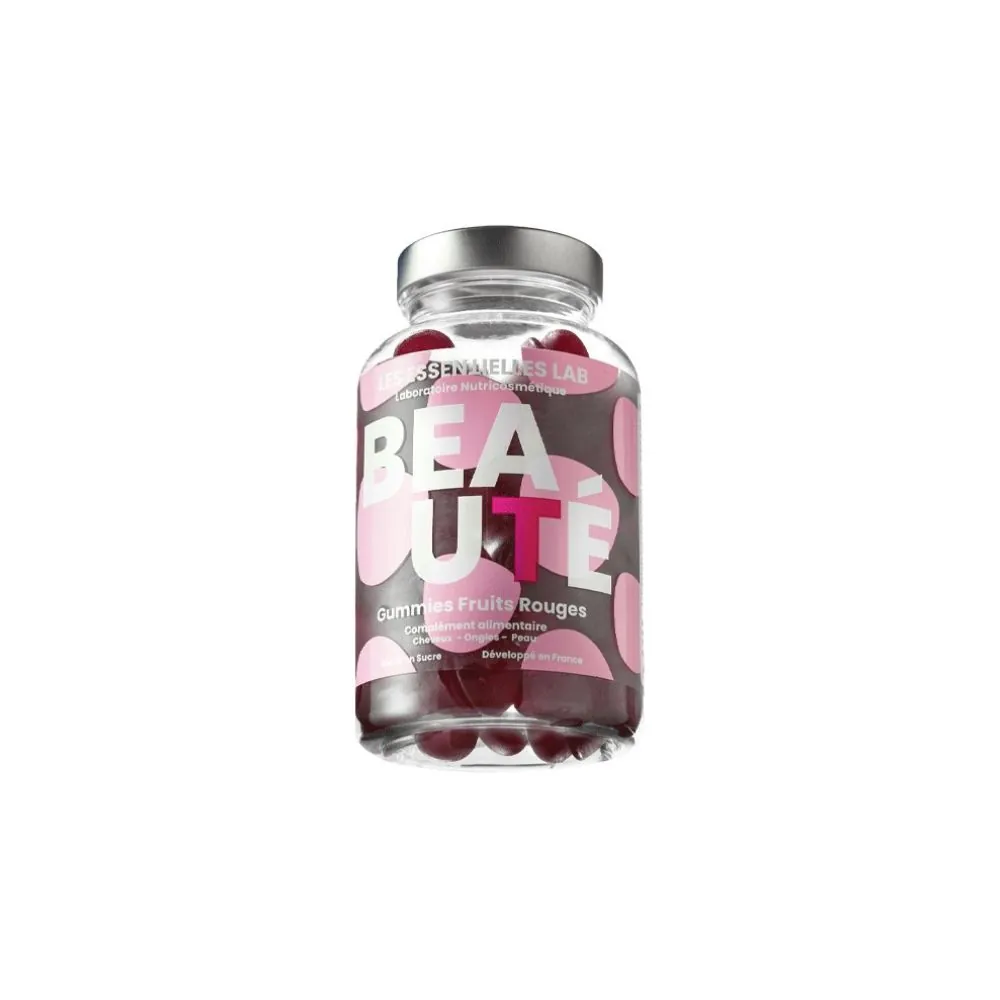 LES ESSENTIELLES LAB BEAUTE GUMMIES FRUITS ROUGES BT/60