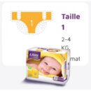 Lilas Couches BB 2-4 Kg Confort Max Actif 20 pièces