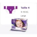 Lilas Couches BB 9-18 Kg Confort Max Actif 24 pièces
