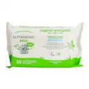 LINGETTES NETTOYANTES X60 BÉBÉ SIÈGE, VISAGE ET MAINS ALPHANOVA