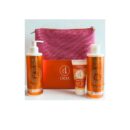 ODA LAIT DE CORPS EXOTIQUE+LAIT DE DOUCHE+CREME MAINS SPF 30+TROUSSE (OFFERT)