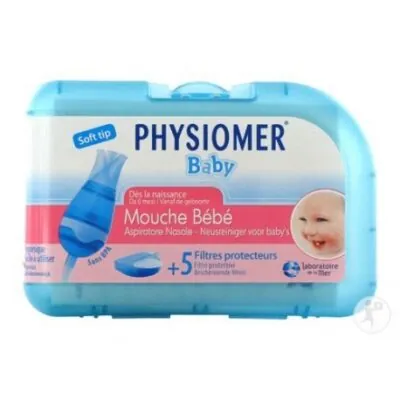 Physiomer Mouche Bébé avec embout et 5 filtres jetables
