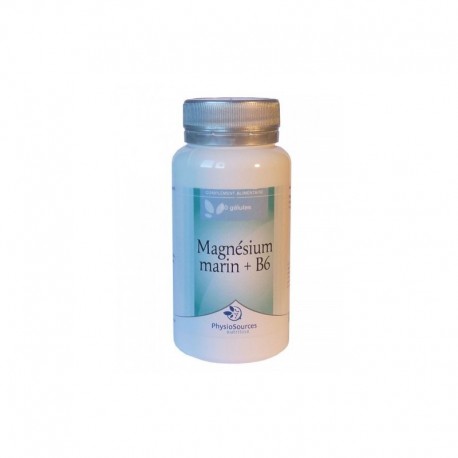 PHYSIOSOURCES MAGNESIUM MARIN +VIT B6  60 gélules