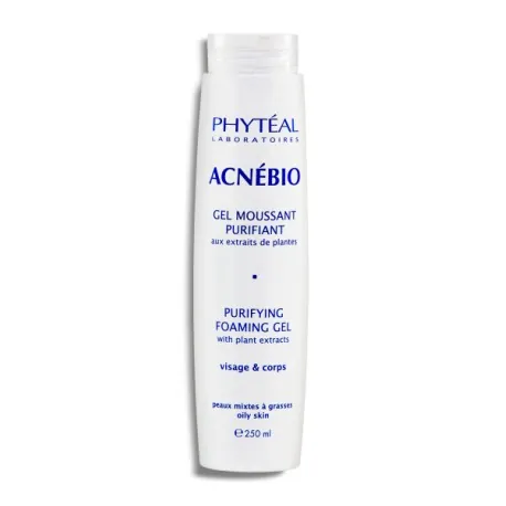 PHYTEAL ACNEBIO GEL MOUSSANT PEAU MIXTE A GRASSE 250ml