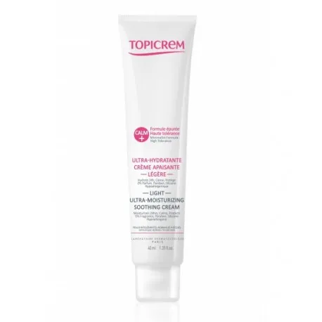 TOPICREM CALM+ ULTRA-HYDRATANTE CREME APAISANTE CALMANTE LEGERE 40 ML