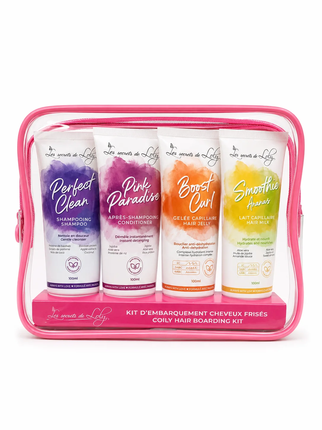 Les Secrets de Loly Trousse Voyage Routine Cheveux Frisés