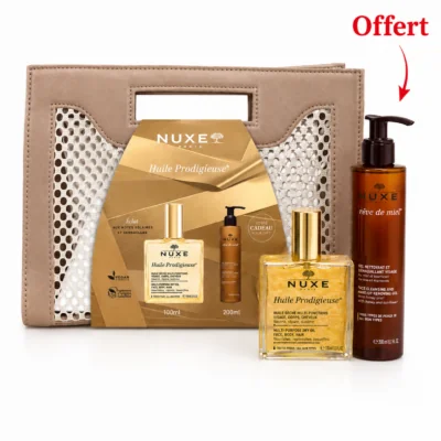Nuxe Sac Huile Prodigieuse 100mL+ Rêve de Miel Gel Surgras 200mL(Offert)