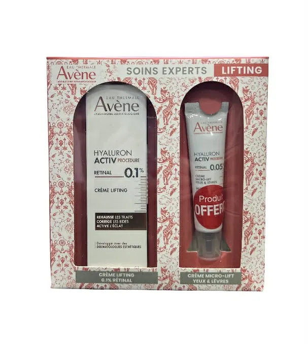Avène Coffret Hyaluron Activ Procedure Lifting au Rétinal 0,1 % (Soins Experts)