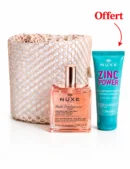 Nuxe Trousse Huile Prodigieuse Florale 50mL+Zinc Power Gelée Nettoyante 30mL(Offerte)