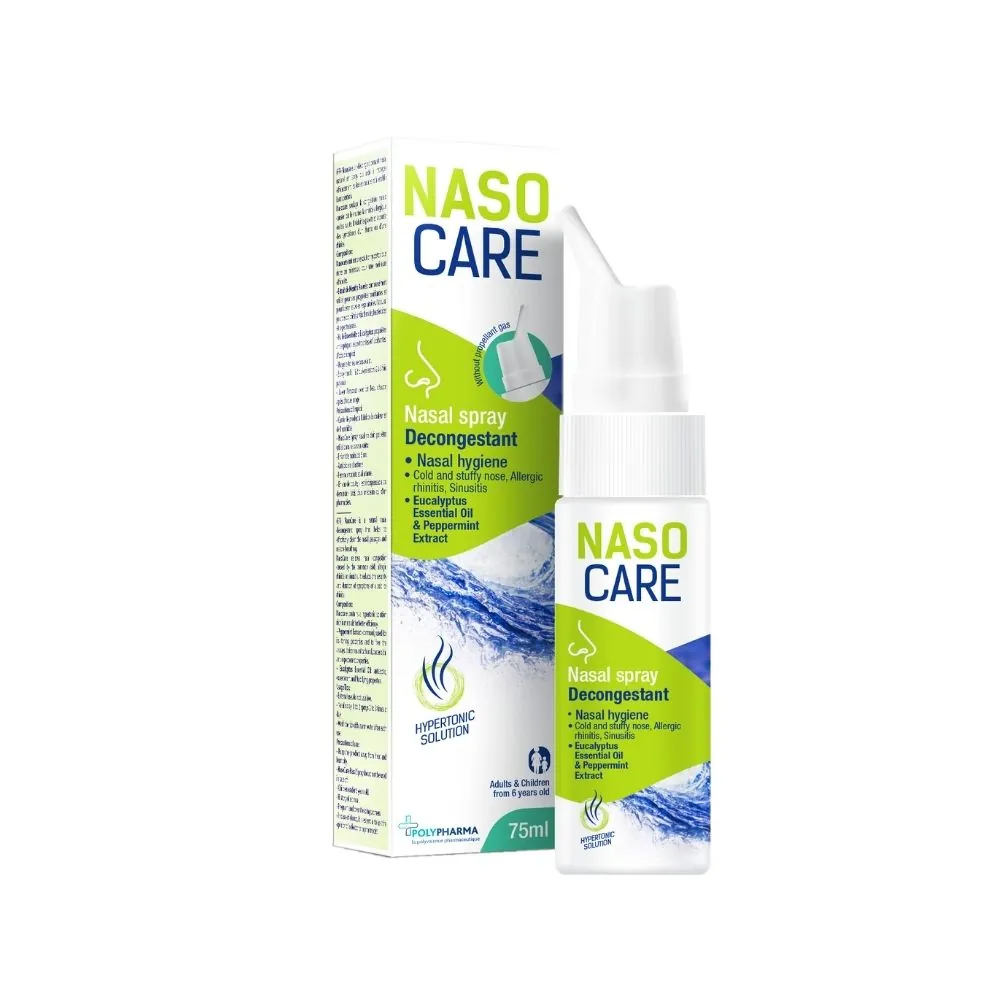 NASOCARE SPRAY ADULTE HYPERTONIC EUCALYPTUS 75ML