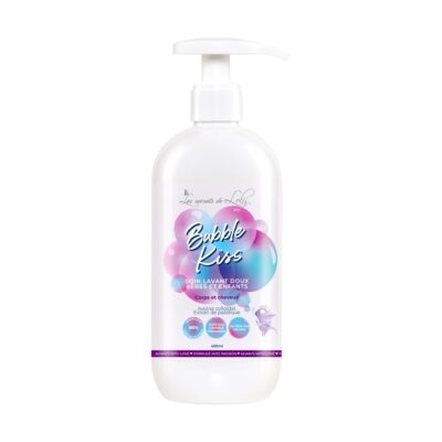 Bubble Kiss Soin lavant doux bébés et enfants Corps et cheveux 400ml
