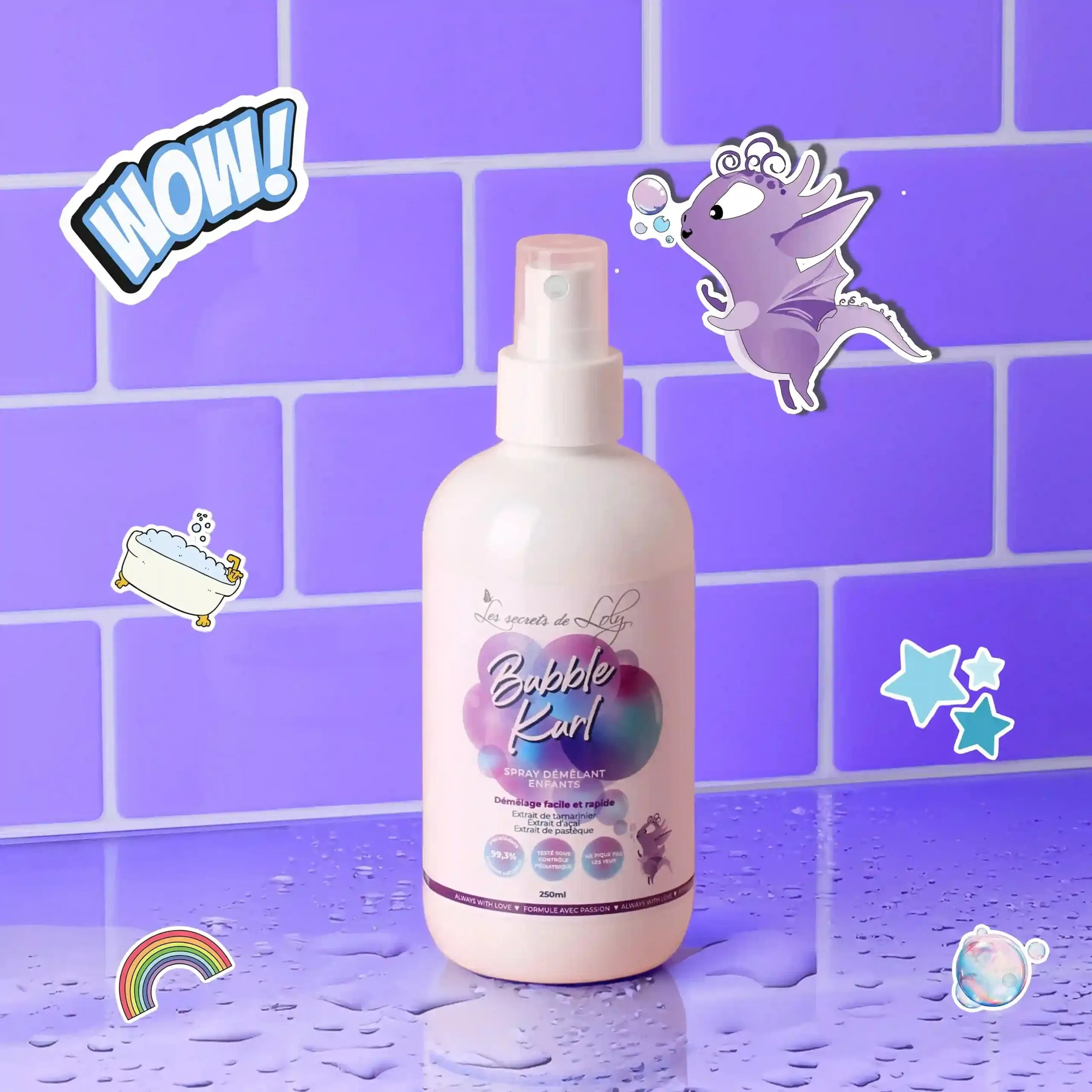 Bubble Kurl Spray démêlant enfants 250ml