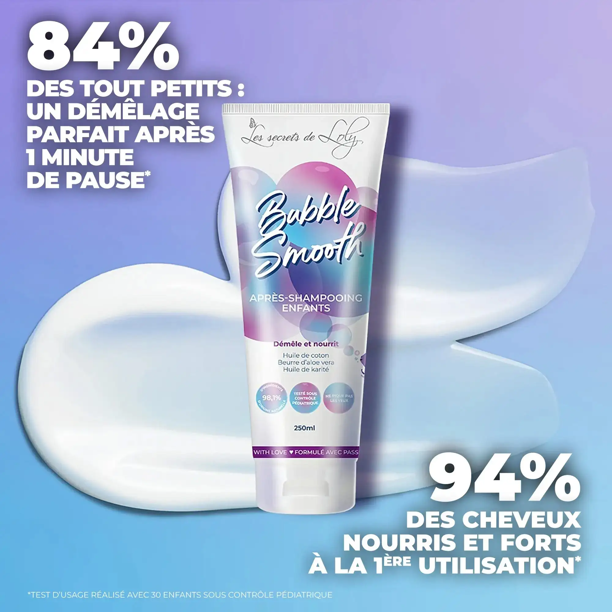 Bubble Smooth Après-Shampooing enfants 250ml