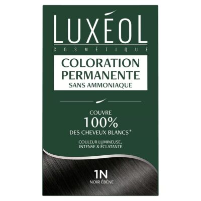 Luxéol Coloration Permanente 1N – Noir Ebène
