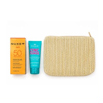 Nuxe Sun Trousse Fluide Léger Visage Spf50 50mL + Zinc Power Gelée Nettoyante 30mL (Offerte)
