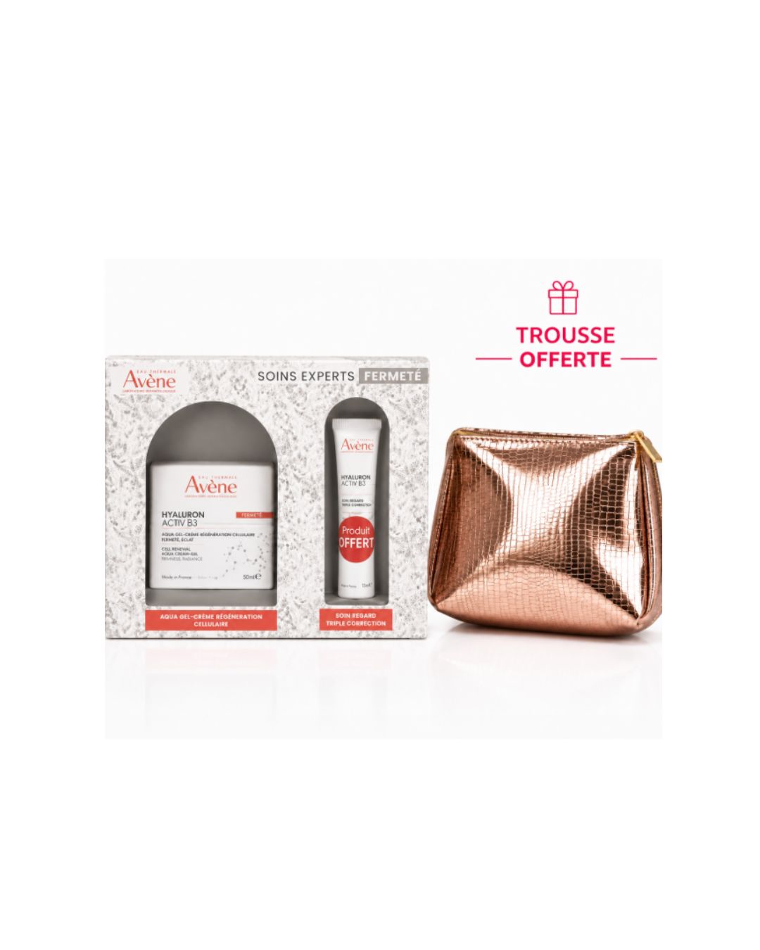 Avène Coffret Hyaluron Activ B3 Fermeté & Regard (Soins Experts) + Trousse Offerte
