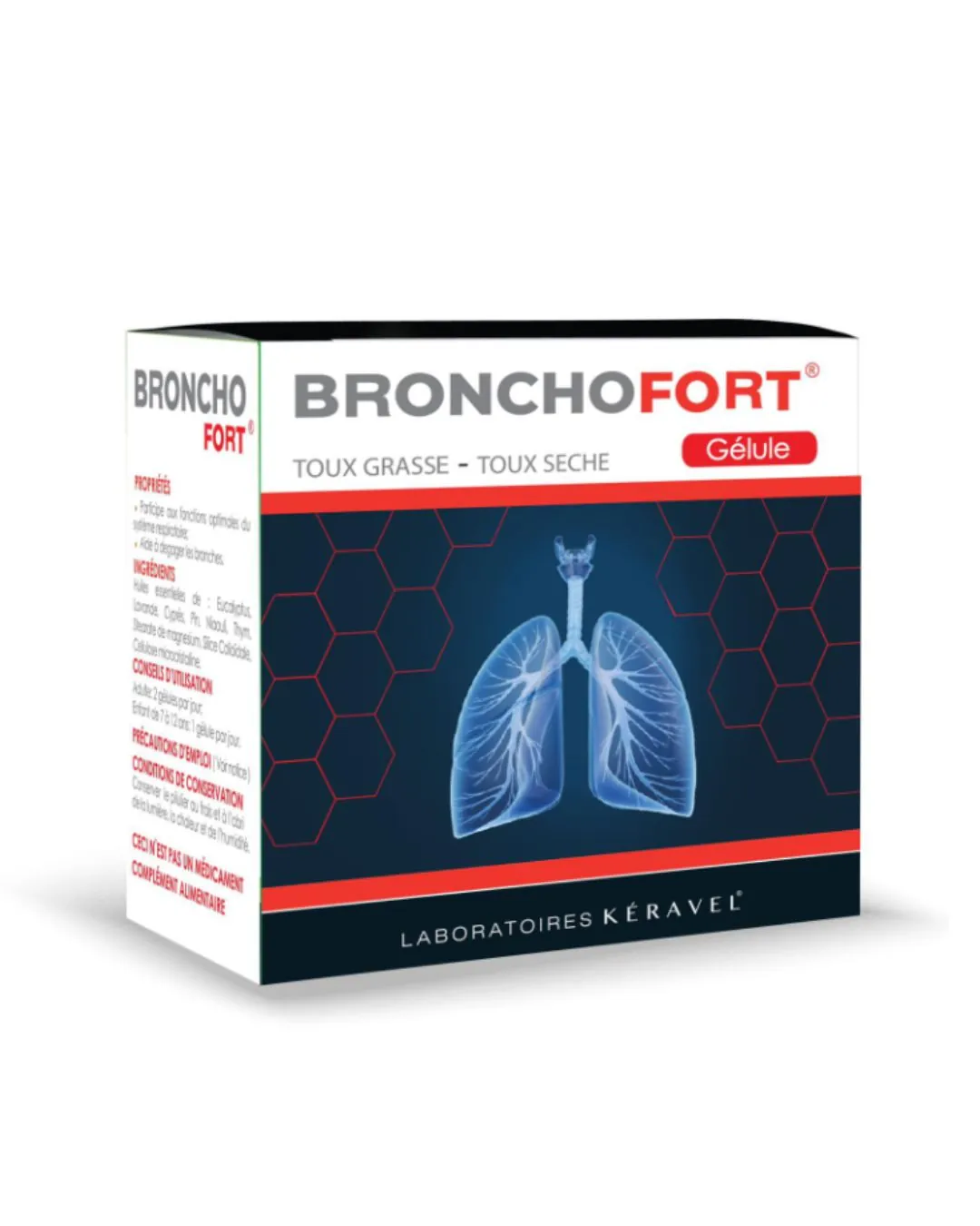 KERAVEL Bronchofort 15 Gélules