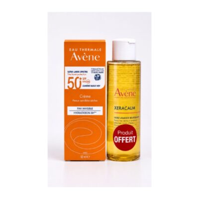 Avène Solaire Crème SPF50+ 50ml + Xeracalm Huile Lavante 100mL (OFFERTE)