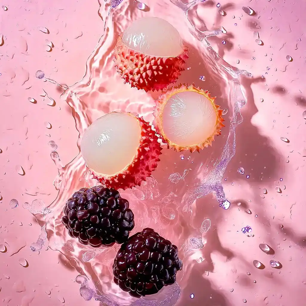 Sorbet Litchi-Mûre - Soin corps hydratant et nourrissant