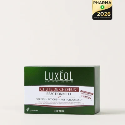 LUXEOL CHUTE DE CHEVEUX REACTIONNELLE 3MOIS 90 GELULES
