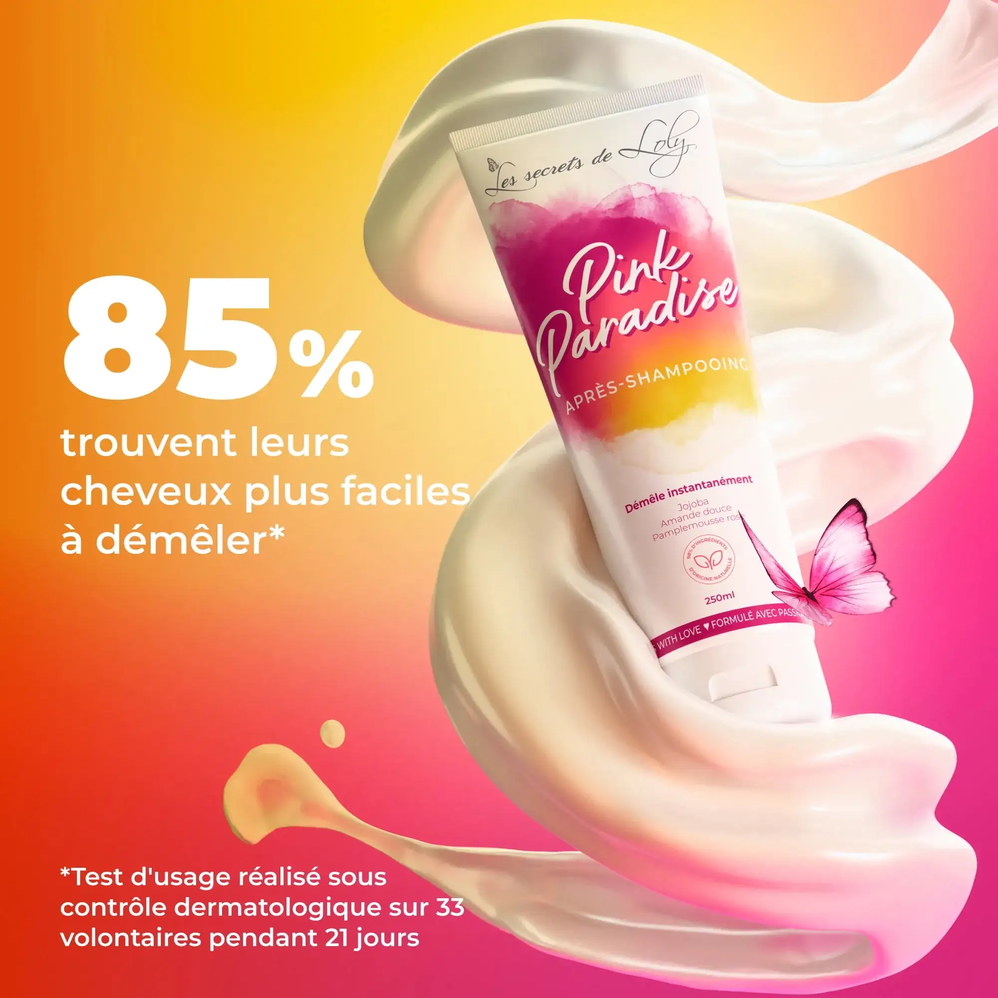 Pink Paradise Après-shampooing ultra démêlant 250ml