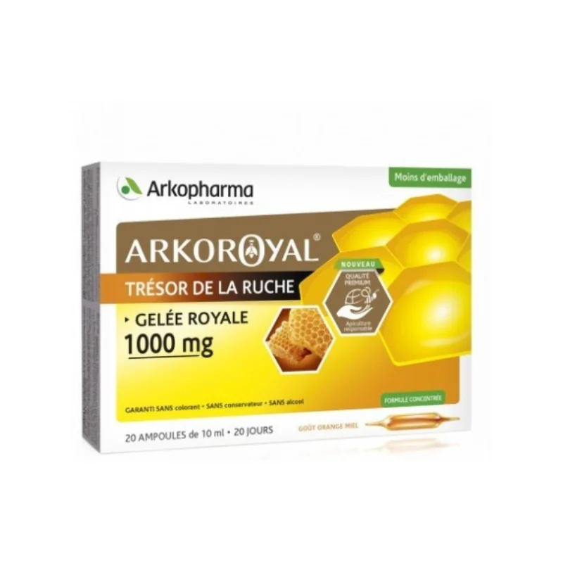 Arkopharma Arkoroyal Gelée Royale 1000Mg 20 Ampoules