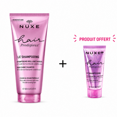 Nuxe Hair Prodigieux Shampooing Brillance Miroir 200mL +NUXE Shampoing 30mL (Offert)
