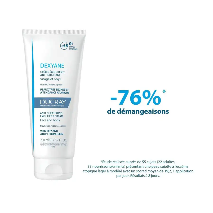 DUCRAY Dexyane Baume Emollient Anti-grattage 200ml