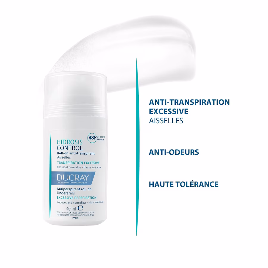 DUCRAY Hidrosis Control Roll-on Anti-transpirant Aisselles 40ml – Image 3