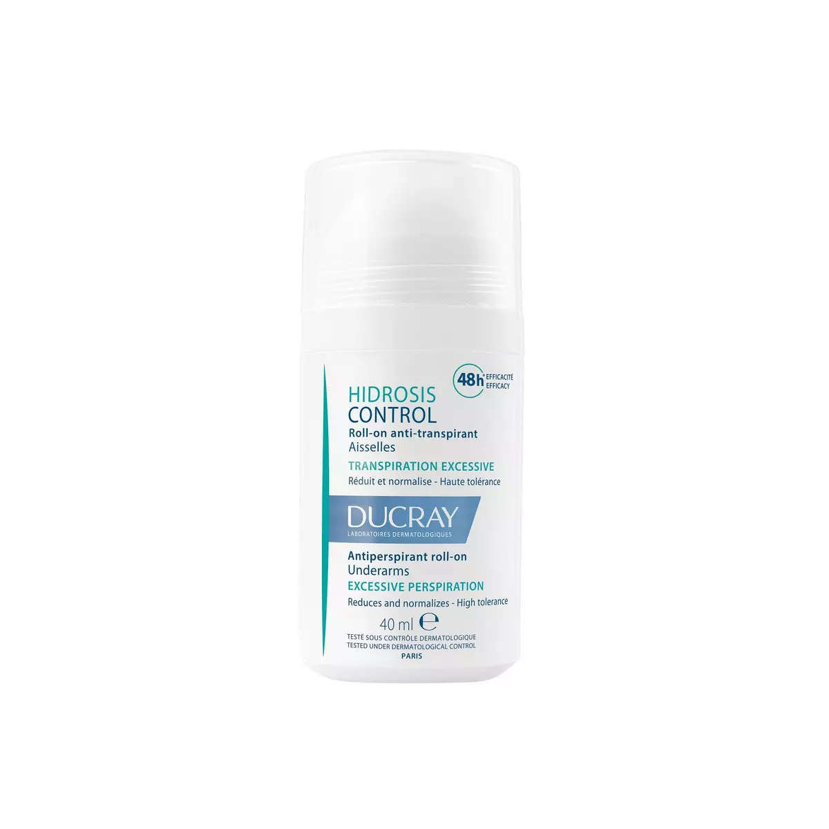 DUCRAY Hidrosis Control Roll-on Anti-transpirant Aisselles 40ml