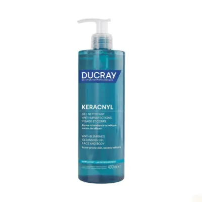 Ducray Keracnyl Gel Moussant Visage et Corps 400ml