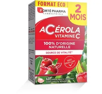 Forté Pharma Énergie Acerola, 60 Comprimés