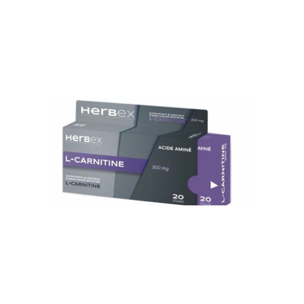 Herbex L-Carnitine 300Mg 20 Gelules