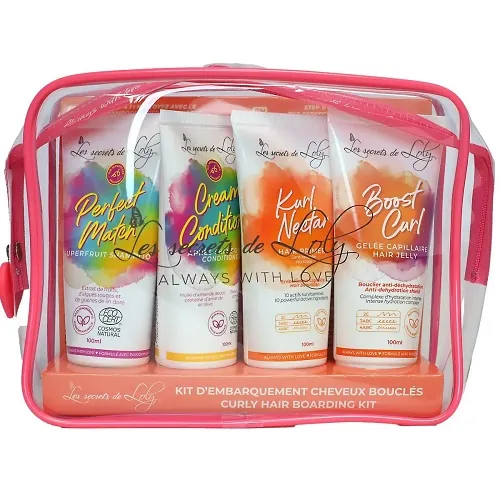 Les Secrets de Loly Trousse Voyage Routine Cheveux Bouclés