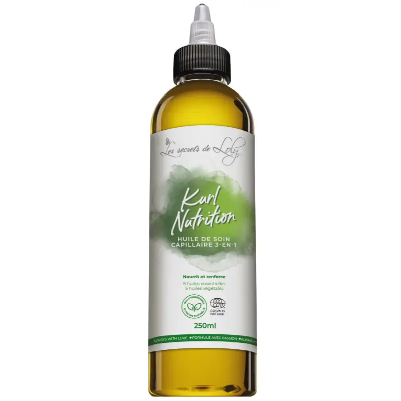 Kurl Nutrition - Huile de soin capillaire 3-en-1