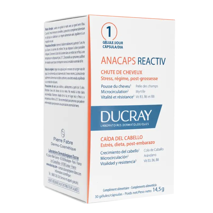DUCRAY Anacaps Reactiv Complément Alimentaire B/30 capsules – Image 2
