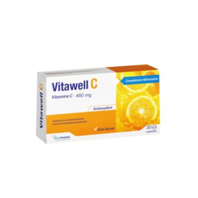 Vitawell C Vitamine C 480 Mg 30 Comprimes
