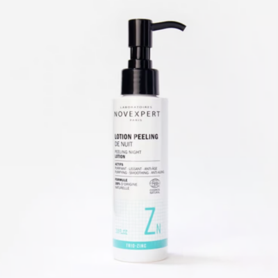 NOVEXPERT LOTION PEELING NUIT TRIO ZINC 115ML