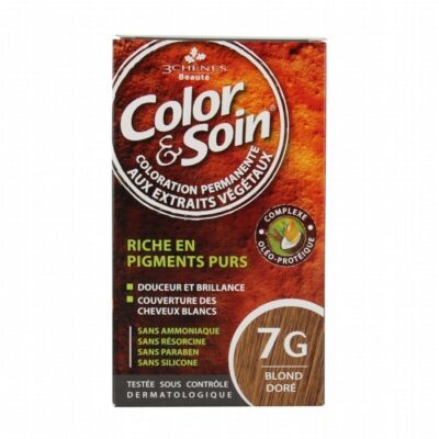 3 CHENES & SOIN COLORATION 7G BLOND DORE 135ml