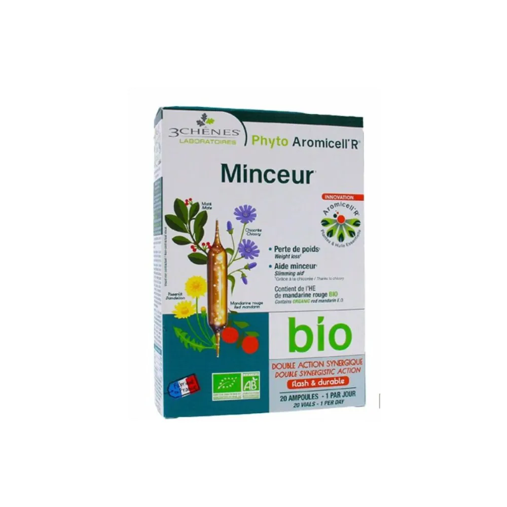 3 Chenes Phyto Aromicell’R Minceur 20 Ampoules