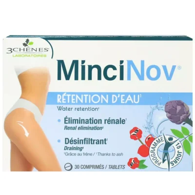 3 Chênes Mincinov Rétention d’eau B/30 Comprimés