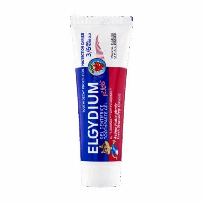 Elgydium Kids Dentifrice Fraise Givrée 3/6 ans