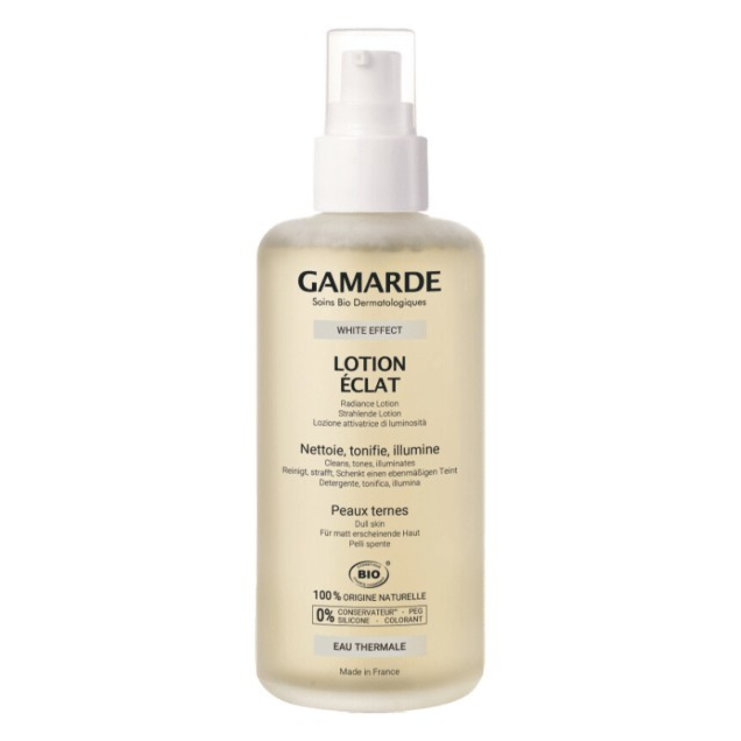 GAMARDE WHITE EFFECT LOTION ECLAT 200ML
