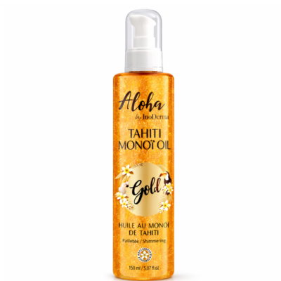 INODERMA ALOHA HUILE DE MONOI DE TAHITI PAILLETEE GOLD SPRAY 150ML