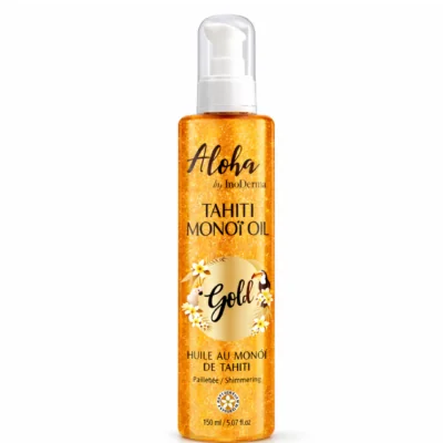 ALOHA BY INODERMA HUILE DE MONOI DE TAHITI PAILLETEE GOLD SPRAY 150ML