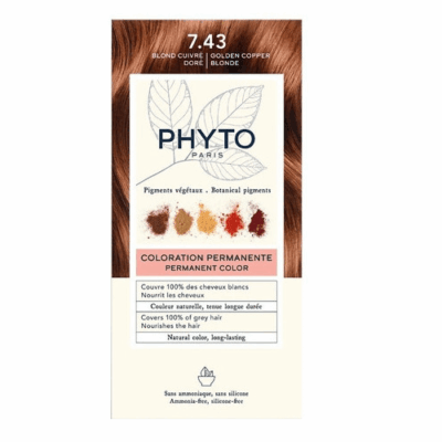 Phyto Color Coloration Permanente Blond Cuivre 7.43