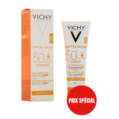 Vichy CAPITAL SOLEIL Soin anti-taches teinté 3-en-1 SPF50+ 50ml
