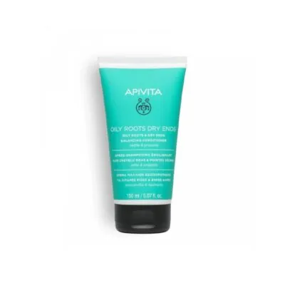 APIVITA APRES SHAMPOOING EQUILIBRANT CUIR CHEVELU GRAS ET POINTES SECHES 150ML