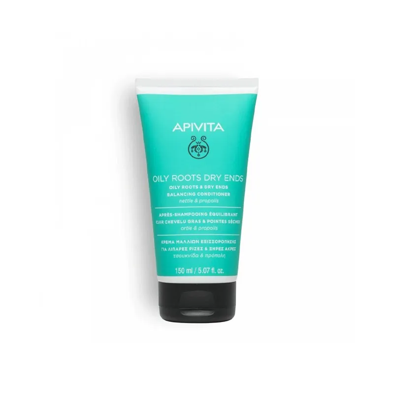 APIVITA APRES SHAMPOOING EQUILIBRANT CUIR CHEVELU GRAS ET POINTES SECHES 150ML