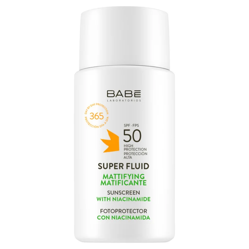 BABE SUNSCREEN SUPER FLUID MATTIFING SPF50 50ML
